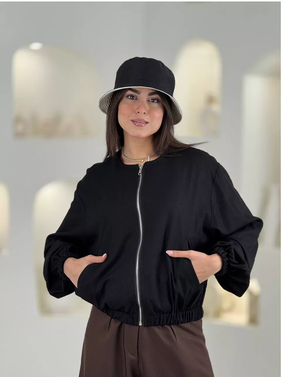شومیز بامبر 61543 لینن جیب فیلتو RY