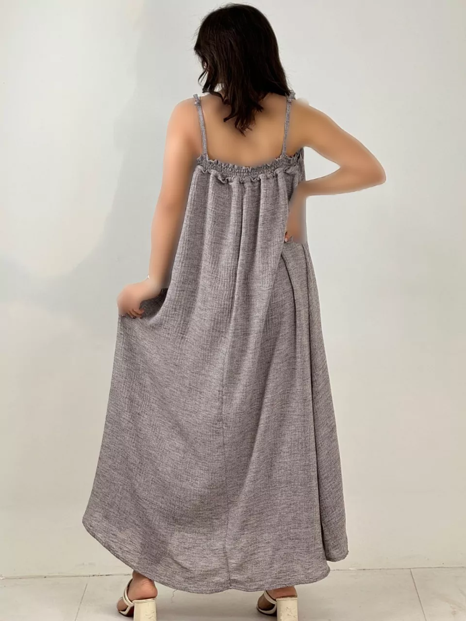 سارافون لانگ 61597 دو تون کش دوزی RY