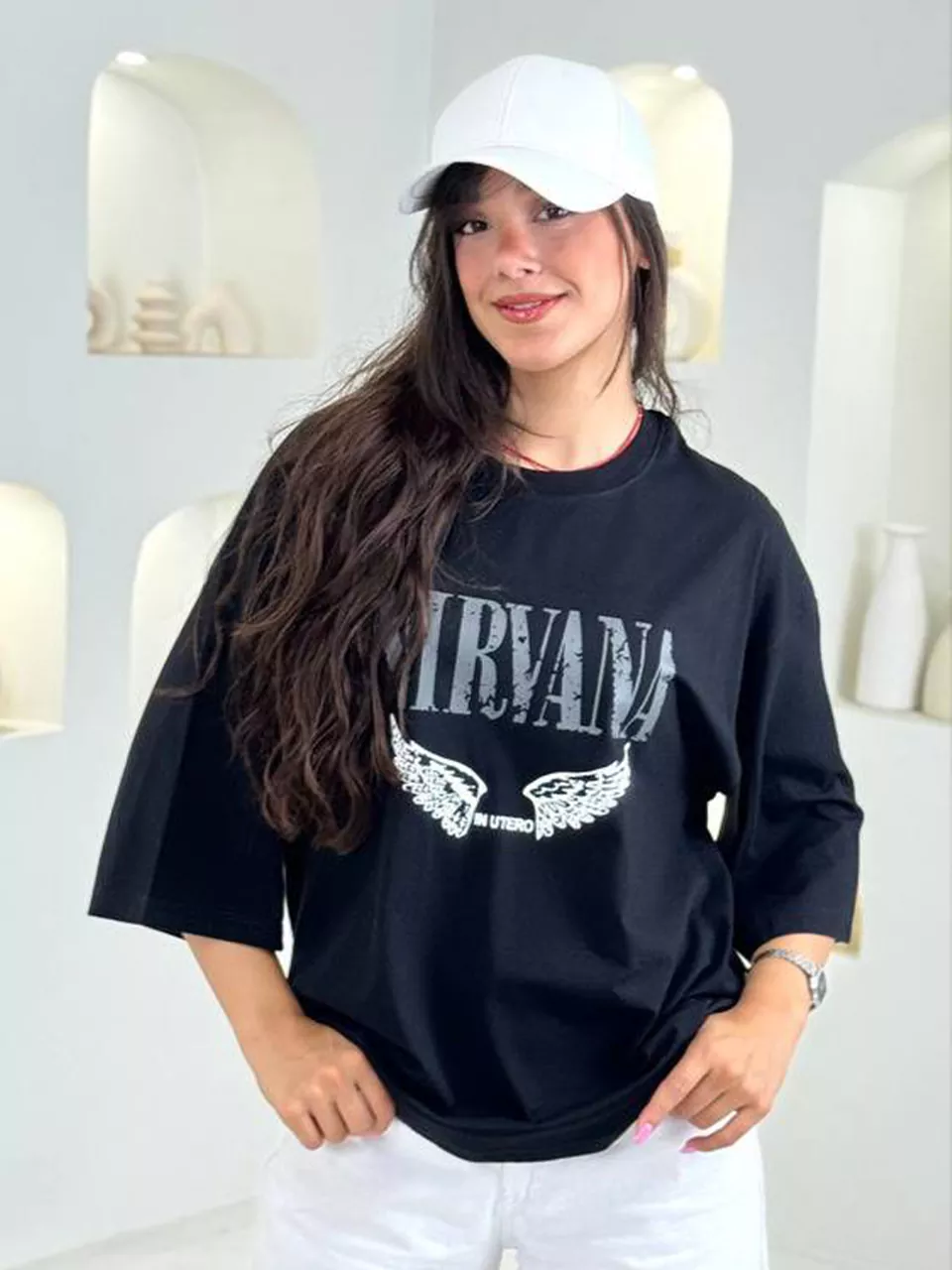 RY - Nirvana تی شرت باکسی 513