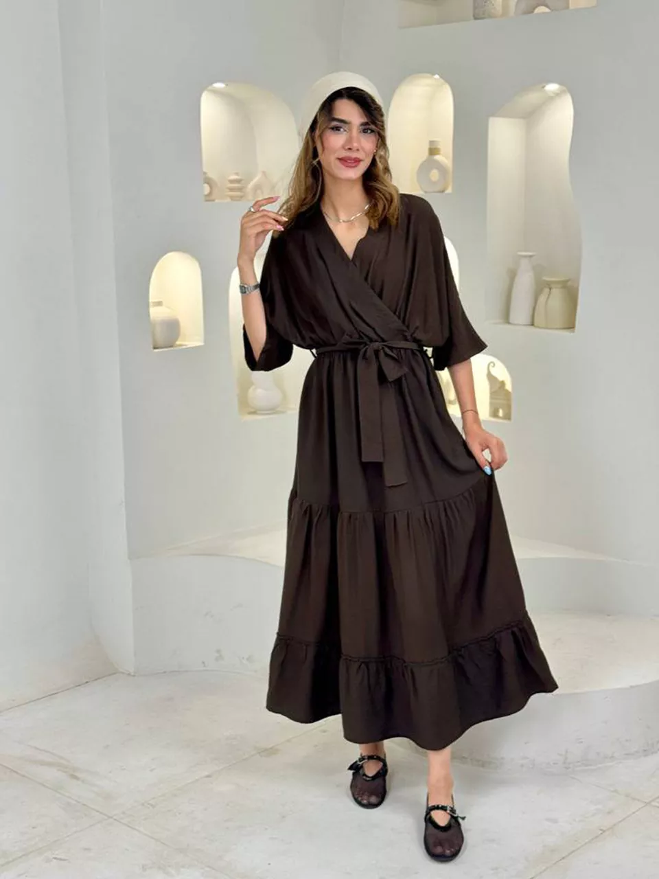 مانتو پیراهنی 61654 چپ و راستی RY