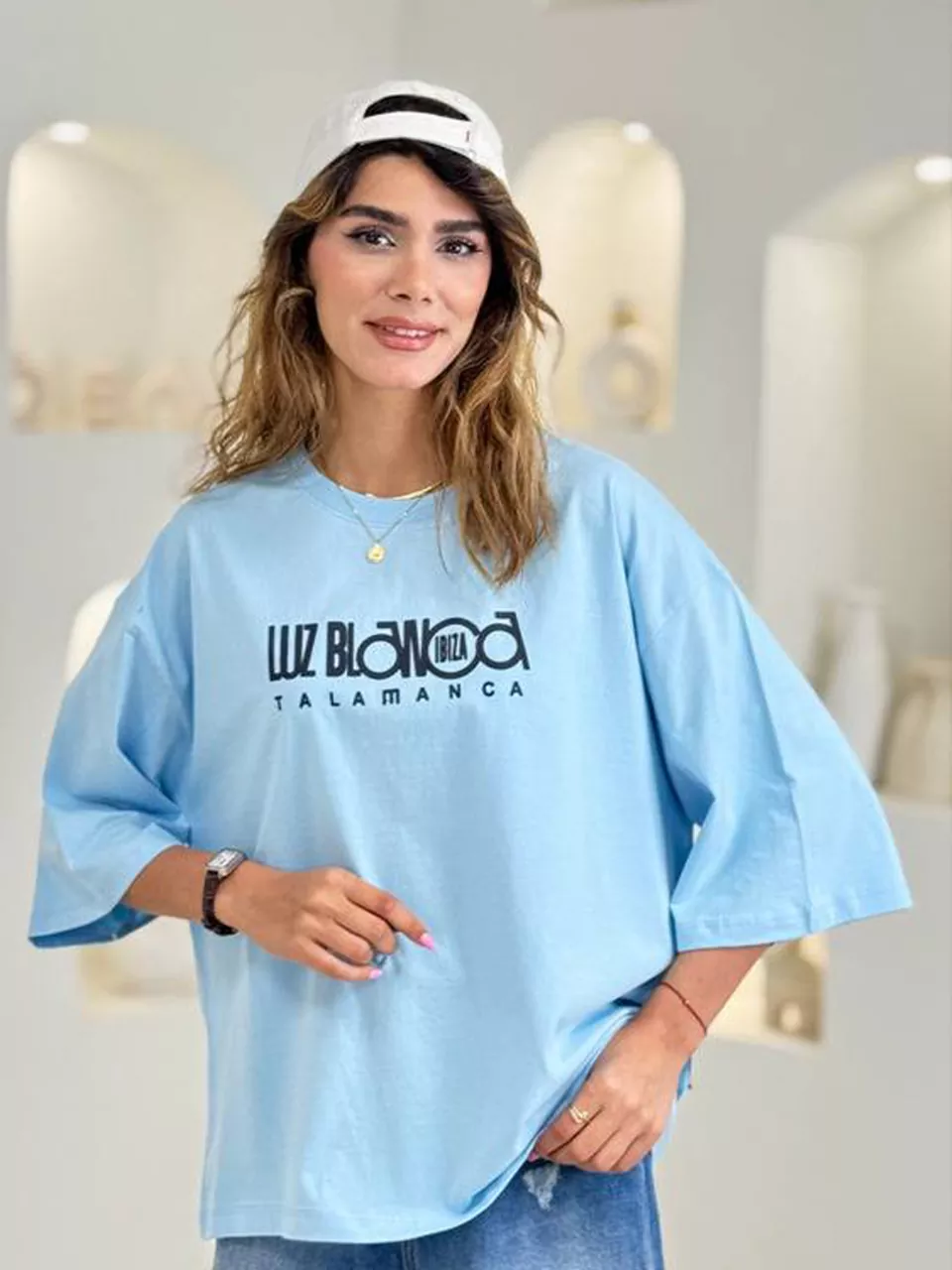 RY - ibiza تی شرت باکسی 519