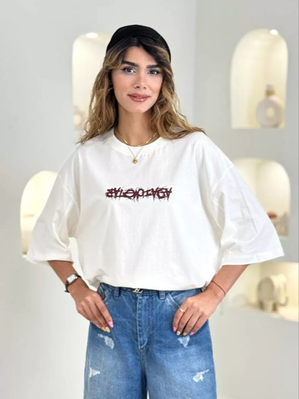 RY - AgA تی شرت باکسی 526