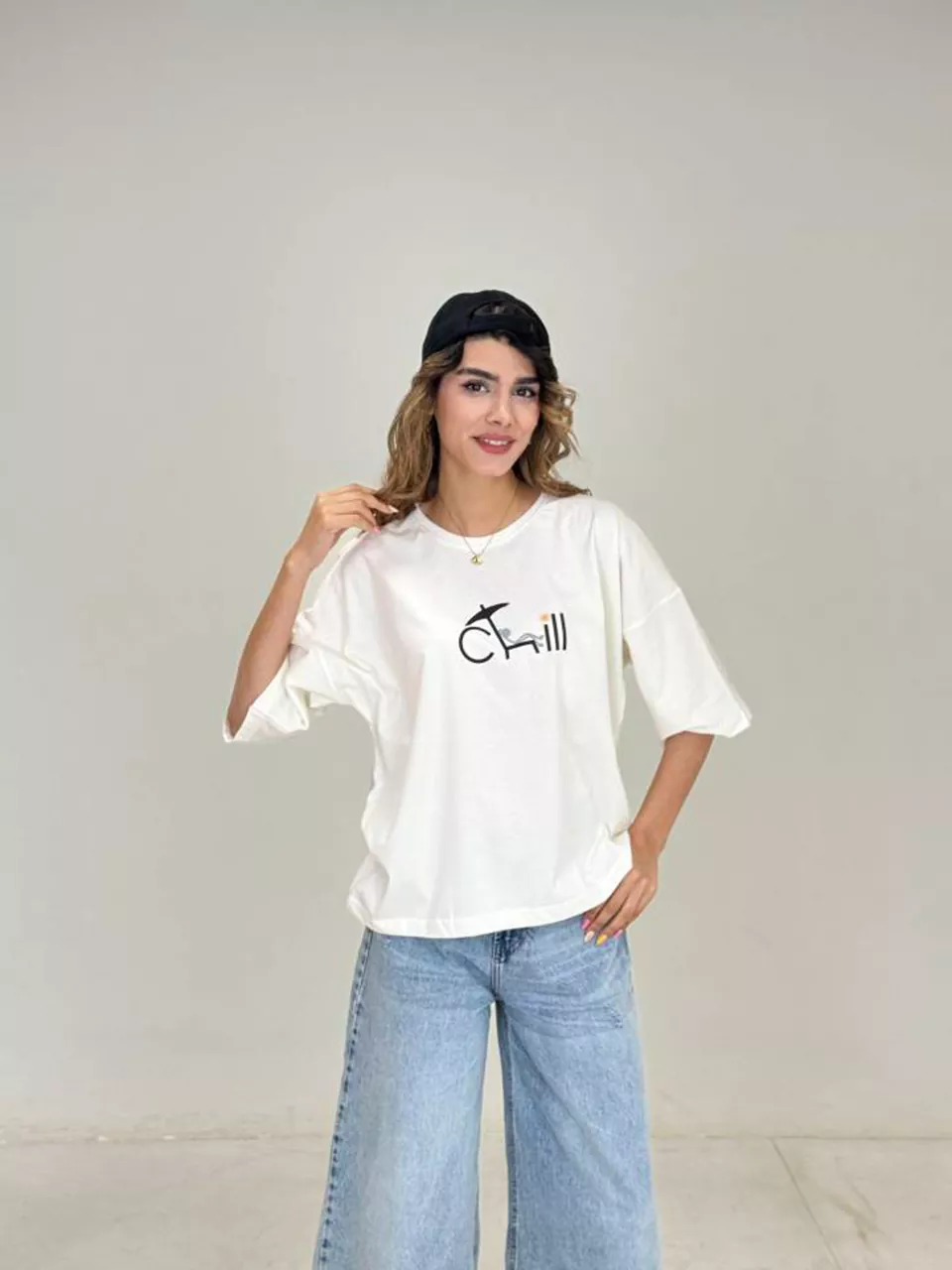 تی شرت باکسی 21139 RY - chill